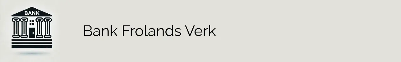 Bank Frolands Verk